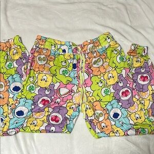 Colorful Bear Print Pajama Pants